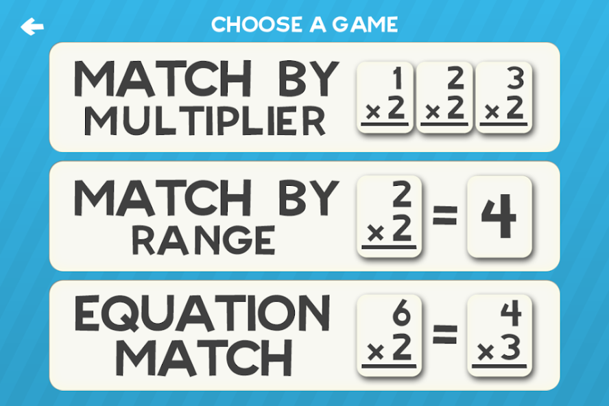 Multiplication Flash Cards Gam