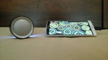 Real drum with voice