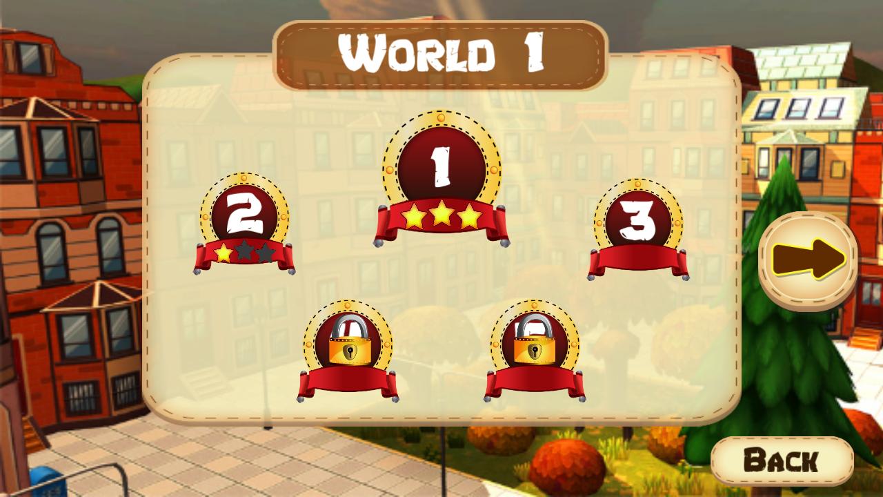 3DCartoon Backyard Car Parking