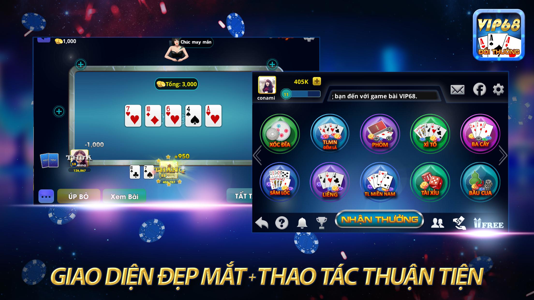 VIP68 - Game bai doi thuong