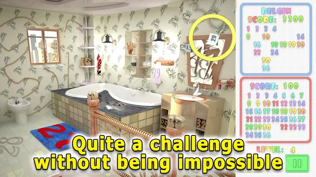 Mystery Numbers: Hidden Object