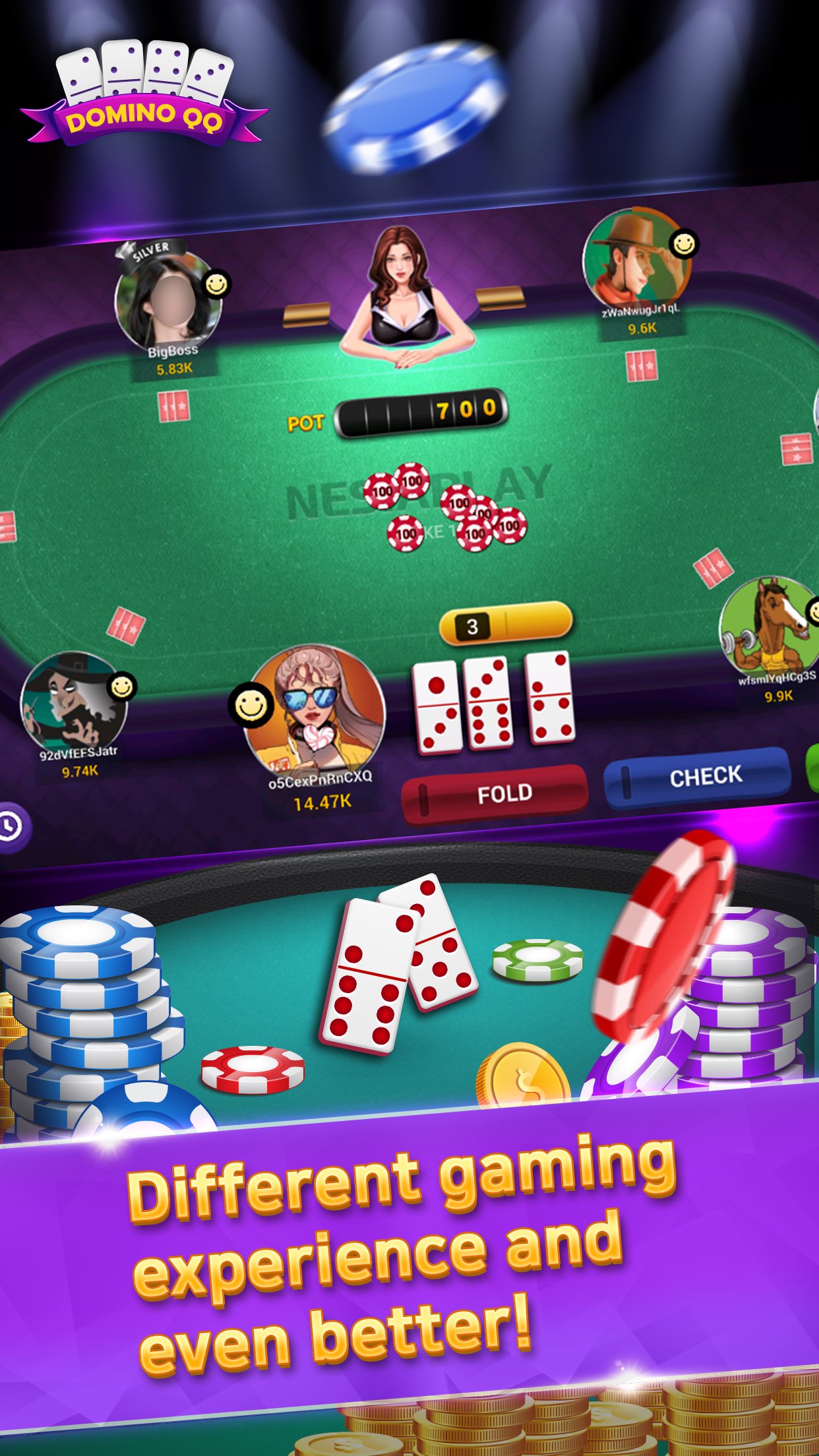 Domino QiuQiu Nesia-KiuKiu 99 Gaple QQ Game Online