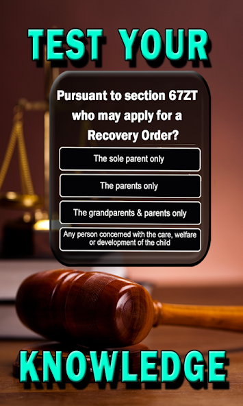 Family Law Knowledge Trivia